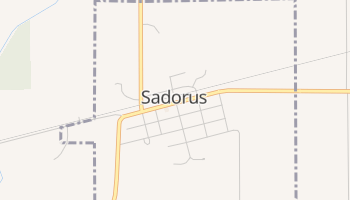 Sadorus, Illinois map