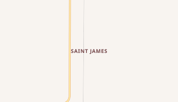 Saint James, Illinois map