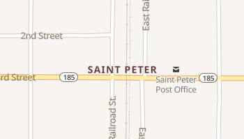 Saint Peter, Illinois map
