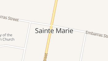 Sainte Marie, Illinois map