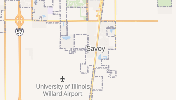 Savoy, Illinois map