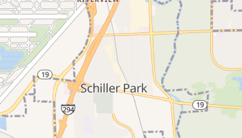 Schiller Park, Illinois map