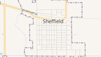 Sheffield, Illinois map