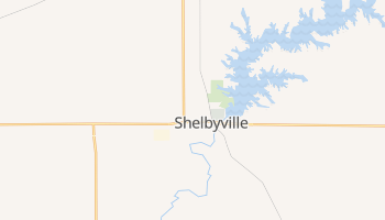 Shelbyville, Illinois map