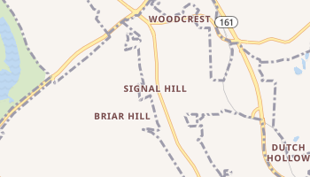 Signal Hill, Illinois map