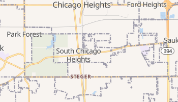 South Chicago Heights, Illinois map