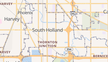 South Holland, Illinois map