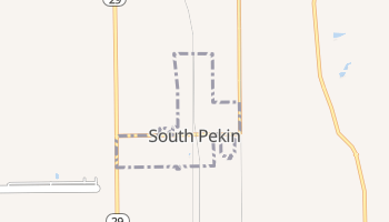 South Pekin, Illinois map