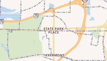 State Park Place, Illinois map