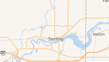 Sterling, Illinois map