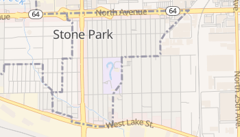 Stone Park, Illinois map
