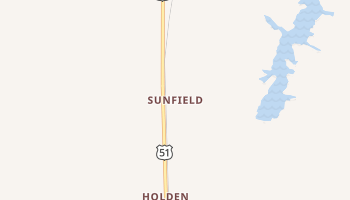 Sunfield, Illinois map