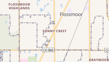 Sunny Crest, Illinois map
