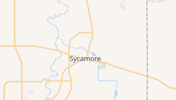 Sycamore, Illinois map