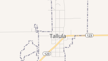 Tallula, Illinois map