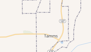 Tamms, Illinois map
