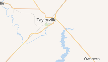 Taylorville, Illinois map