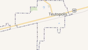 Teutopolis, Illinois map