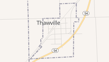 Thawville, Illinois map