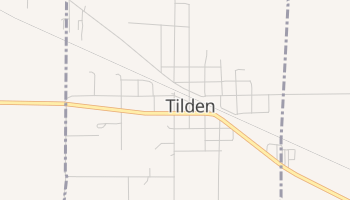Tilden, Illinois map