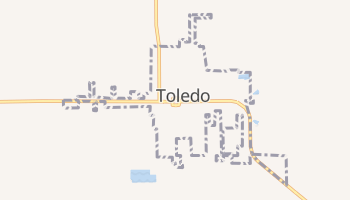 Toledo, Illinois map