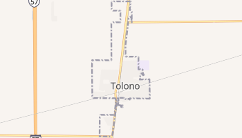 Tolono, Illinois map