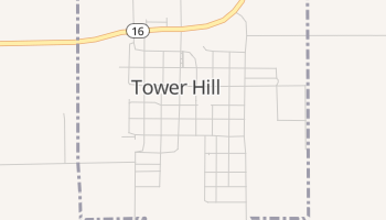 Tower Hill, Illinois map