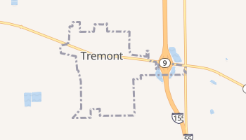 Tremont, Illinois map