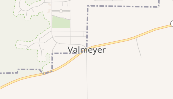 Valmeyer, Illinois map