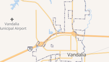 Vandalia, Illinois map