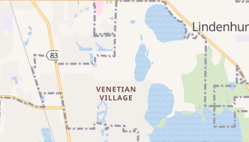 Venetian Village, Illinois map