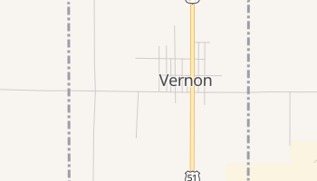 Vernon, Illinois map