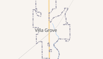 Villa Grove, Illinois map