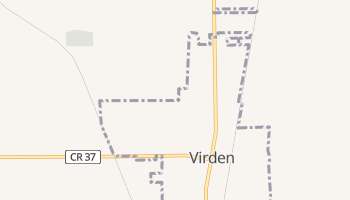 Virden, Illinois map