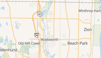 Wadsworth, Illinois map