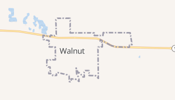 Walnut, Illinois map