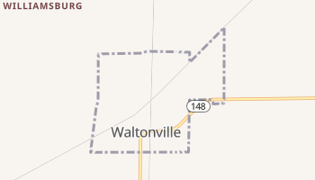 Waltonville, Illinois map
