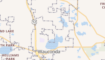 Wauconda, Illinois map