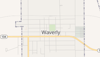 Waverly, Illinois map