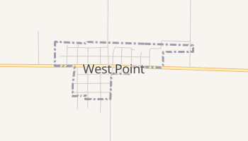 West Point, Illinois map
