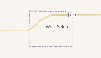 West Salem, Illinois map