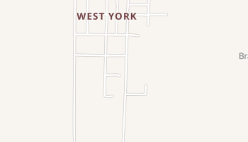 West York, Illinois map
