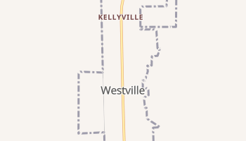 Westville, Illinois map