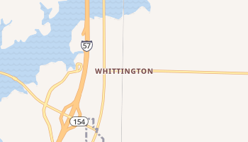 Whittington, Illinois map