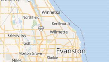 Wilmette, Illinois map