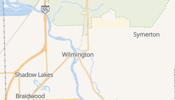 Wilmington, Illinois map