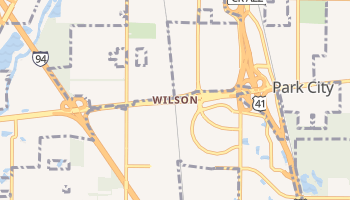 Wilson, Illinois map