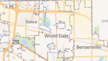 Wood Dale, Illinois map