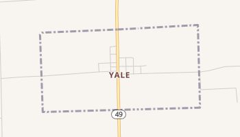 Yale, Illinois map