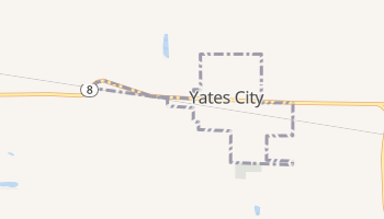Yates City, Illinois map